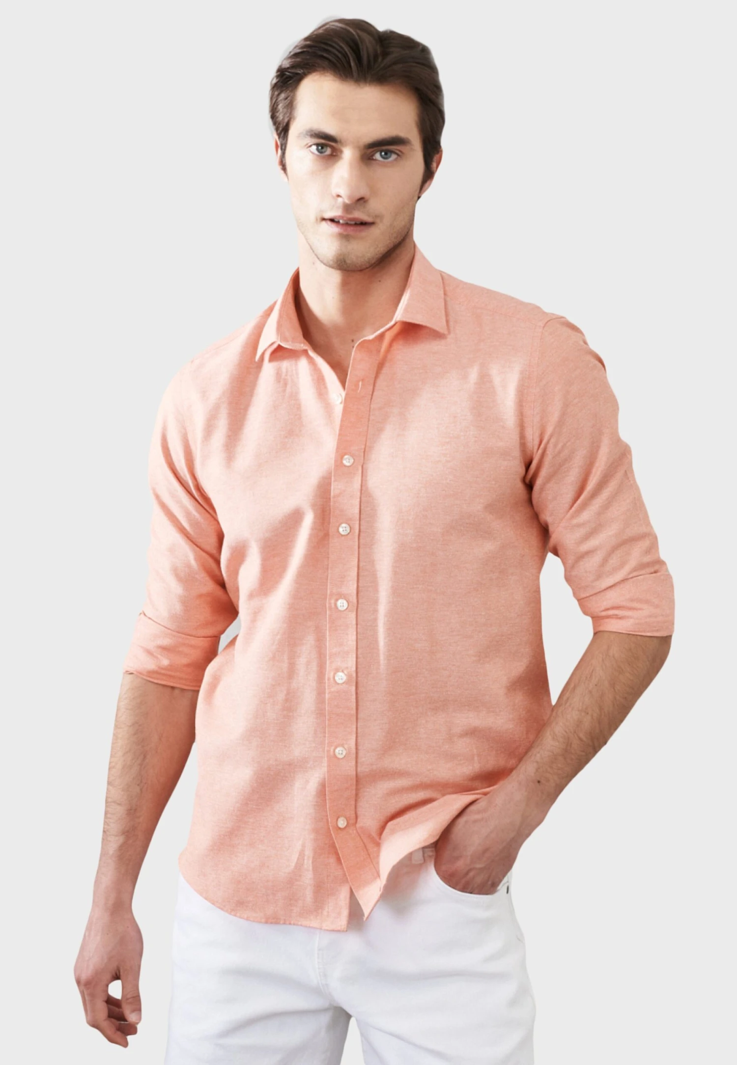 OXFORD - Koszula - Salmon 1 OXFORD - Koszula - Salmon