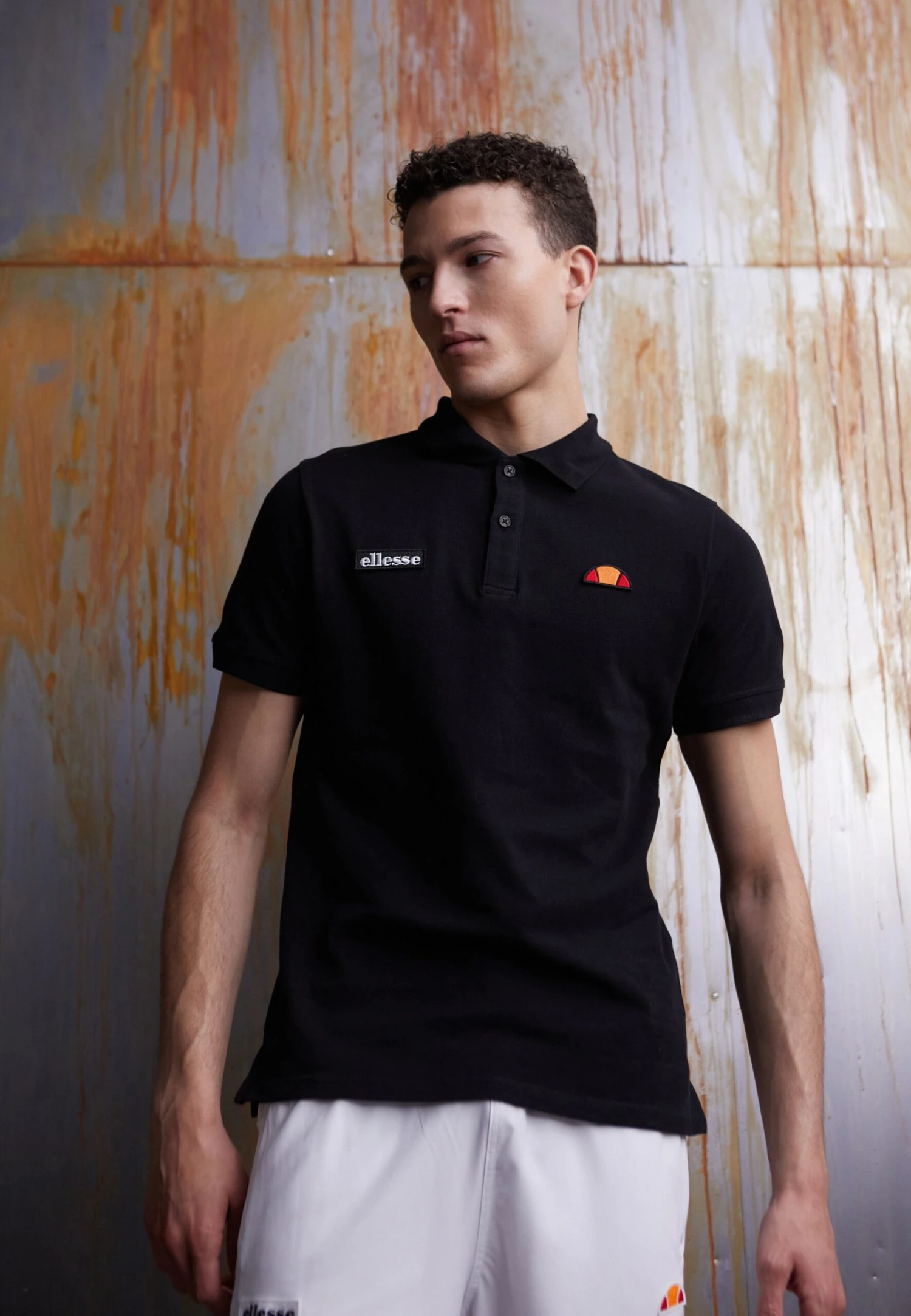 Ellesse MONTURA - Koszulka Polo - Black 1 Ellesse MONTURA - Koszulka Polo - Black