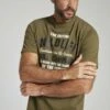 JP1880 T-shirt Z Nadrukiem - Dunkel Khaki