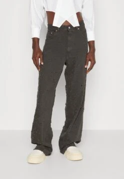 MM6 Maison Margiela PANTS 5 POCKETS - Jeansy Relaxed Fit - Black 9 MM6 Maison Margiela PANTS 5 POCKETS - Jeansy Relaxed Fit - Black -Sklep Odziezowy 0b2f4304a82f44b19f465187cfe006d7