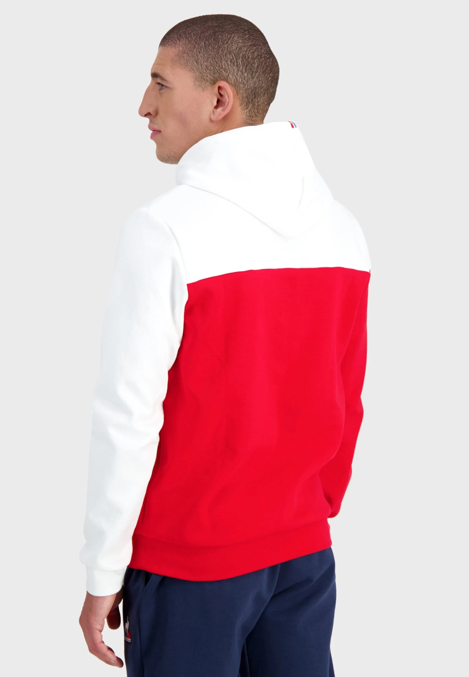 Le Coq Sportif BAH - Bluza Z Kapturem - Red 3 Le Coq Sportif BAH - Bluza Z Kapturem - Red - obrazek 3