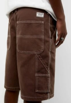 PULL & BEAR CARPENTER BERMUDA - Szorty Jeansowe - Dark Red 12 PULL & BEAR CARPENTER BERMUDA - Szorty Jeansowe - Dark Red -Sklep Odziezowy 0e20426922234deda3eed371e77f834f