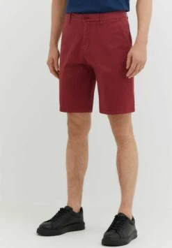 Z DROBNYM WZOREM - Szorty - Dark Red