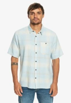 Quiksilver SHADOW LIGHT CHECK - Koszula - Celestial Blue Shadow