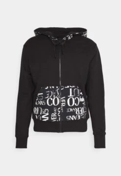 Versace Jeans Couture LIGHT SOFT - Bluza Rozpinana - Black -Sklep Odziezowy 1b2e5f31fb2e4c69b6138f763adb0ebb