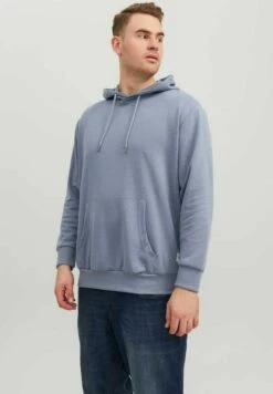 Jack & Jones JJEBASIC NOOS PLS - Bluza Z Kapturem - Flint Stone