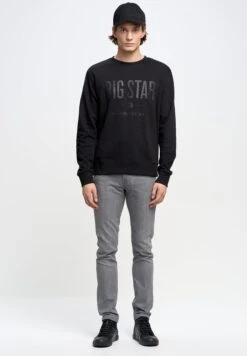 BIG STAR TERRY - Jeansy Slim Fit - Grau