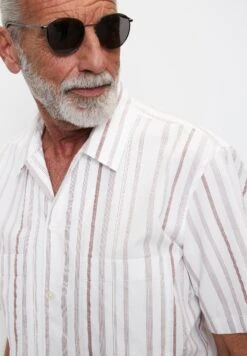 Marc O'Polo MIT STREIFEN-MUSTER - Koszula - Multi White -Sklep Odziezowy 1e3a06c643744403bfbb6caa0796c727