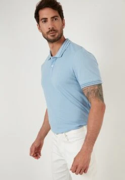 SLIM FIT - Koszulka Polo - Baby Blue 9 SLIM FIT - Koszulka Polo - Baby Blue -Sklep Odziezowy 1f1440cd905f4bc68adabdb277aaa57f