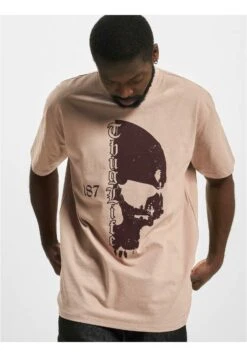 THUG LIFE NOWAY - T-shirt Z Nadrukiem - Duskrose