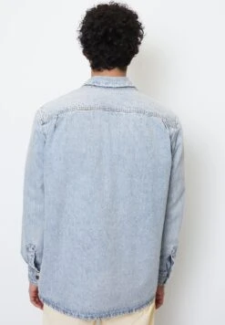 Marc O'Polo AUTHENTIC-RIGID - Koszula - Light Blue Salt'n Pepper Wash -Sklep Odziezowy 26730f3881a1416c89f01841bdb1aaab