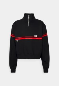 GCDS LOW LOGO BAND MOCKNECK - Bluza - Black -Sklep Odziezowy 2df2273aa1d44523ac2be59f5785ae31