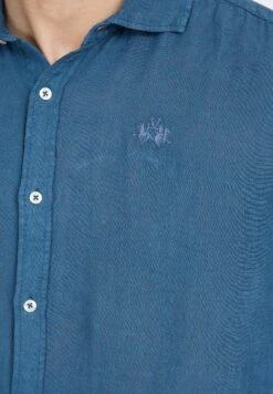 La Martina RUSSEL - Koszula - Dark Blue -Sklep Odziezowy 3378d917ad6343d38a96ba2659d574cf