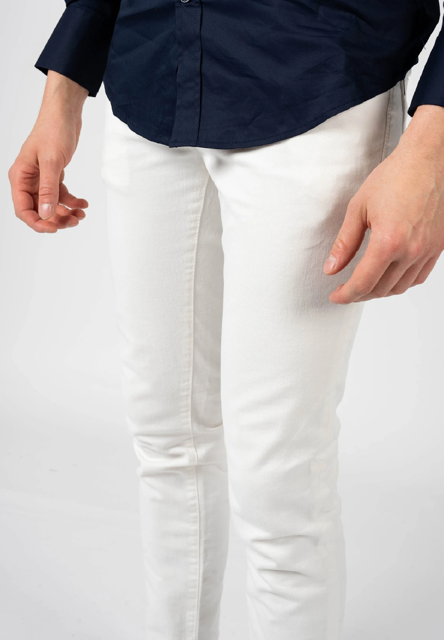 Antony Morato NEW BARRET - Jeansy Slim Fit - White 4 Antony Morato NEW BARRET - Jeansy Slim Fit - White - obrazek 4