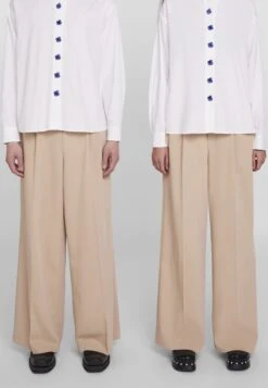 JAMES WIDE - Spodnie Materiałowe - Irish Cream