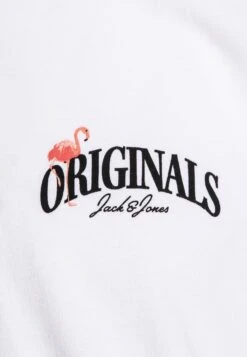 Jack & Jones JORPALMA DRY TEE CREW NECK - T-shirt Z Nadrukiem - Bright White -Sklep Odziezowy 38683676c4a84929bbcd7a1ecdaf7b56