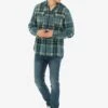 TRUE RELIGION KAROHEMD - Koszula - Green Blue Check