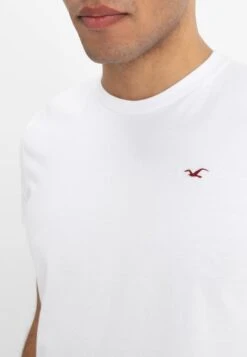 Hollister Co. CREW CHAIN 3 PACK - T-shirt Basic - White -Sklep Odziezowy 42c5223ac19b4c5c81c7268e9eac17fd