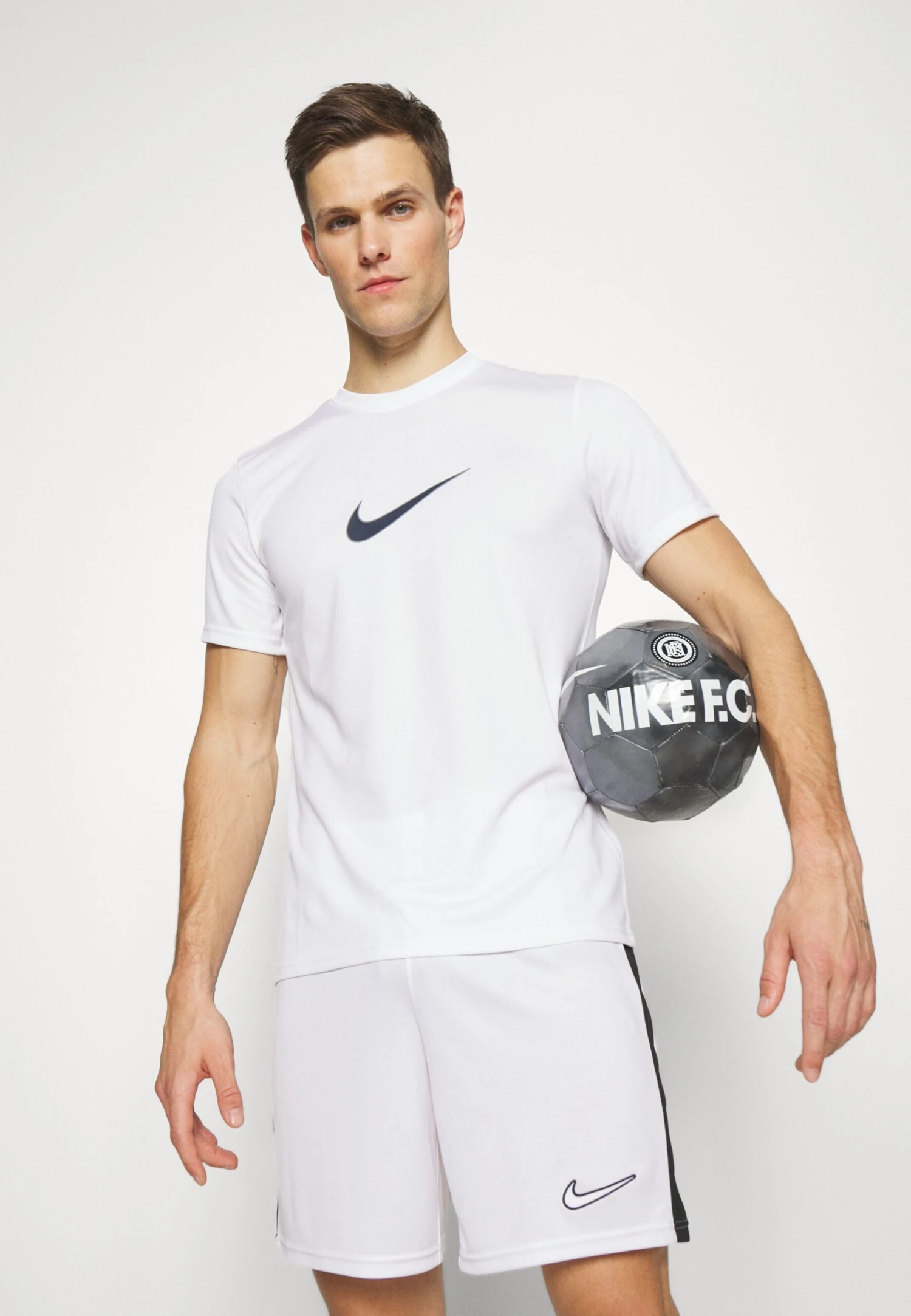 Nike Performance ACADEMY 23 SHORT - Krótkie Spodenki Sportowe - White/black 4 Nike Performance ACADEMY 23 SHORT - Krótkie Spodenki Sportowe - White/black - obrazek 4