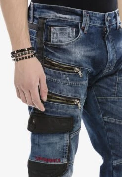Cipo & Baxx Jeansy Slim Fit - Blau -Sklep Odziezowy 47382defefb6456e842338bb2f4fa0ef