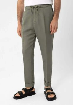 Spodnie Materiałowe - Khaki