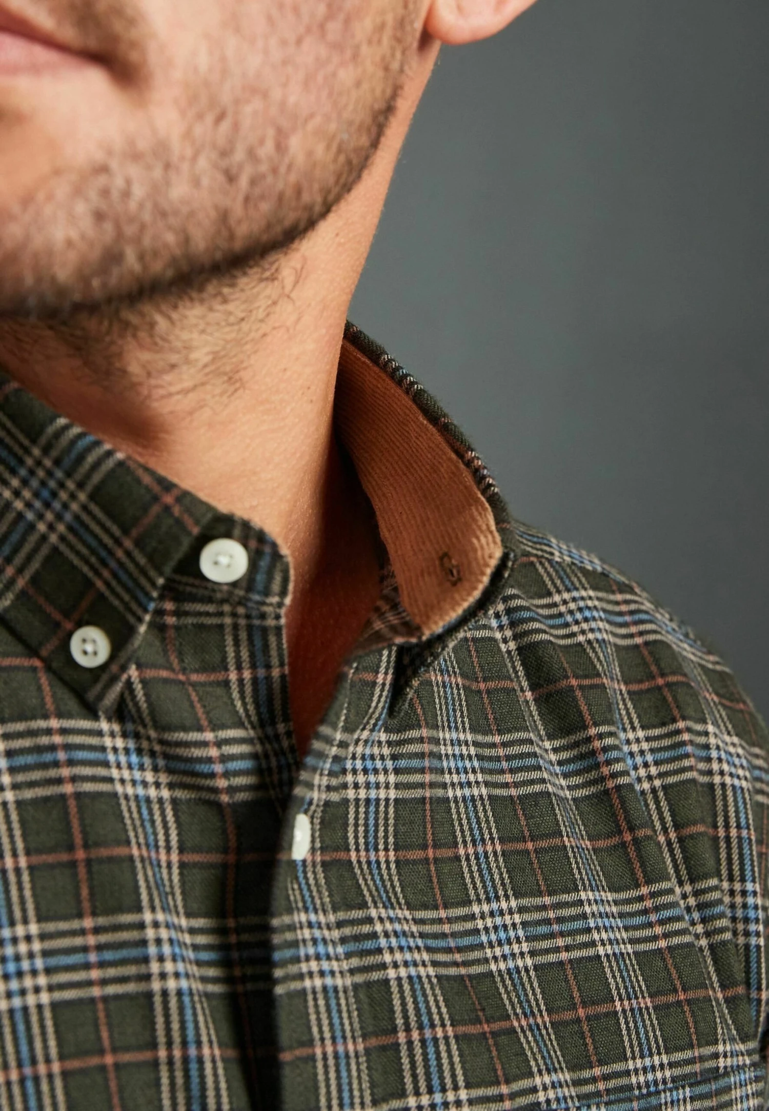 Next BRUSHED CHECK - Koszula - Green 4 Next BRUSHED CHECK - Koszula - Green - obrazek 4