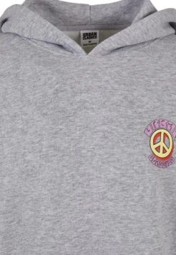 URBAN CLASSICS BIG PEACE HOODY - Bluza Z Kapturem - Grey -Sklep Odziezowy 53047f438c824384b349451eb9eb0a7e