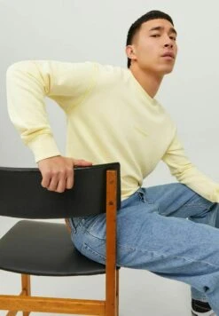 Jack & Jones CREW NECK - Bluza - Transparent Yellow 12 Jack & Jones CREW NECK - Bluza - Transparent Yellow -Sklep Odziezowy 5a528d6a24a74ff79664575797538e01