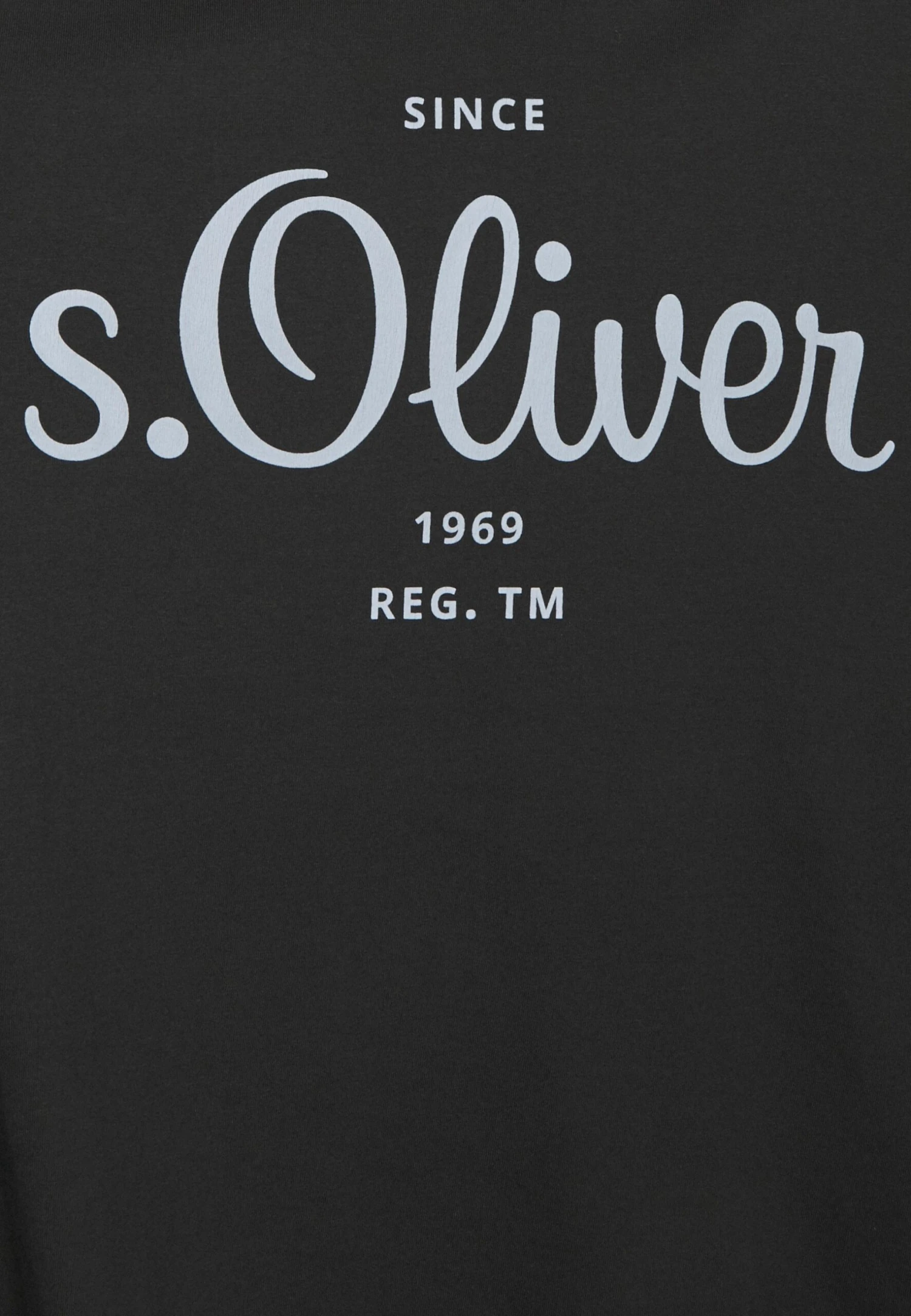 S.Oliver LOGO - T-shirt Z Nadrukiem - Black 9 S.Oliver LOGO - T-shirt Z Nadrukiem - Black - obrazek 9