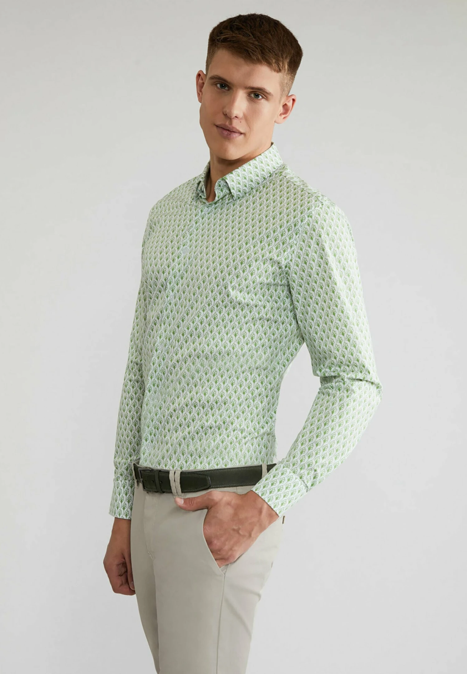 Koszula - Zielony 5 Koszula - Zielony - obrazek 5