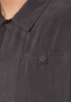 GRANDPA COOL VEGAN SHIRT SHORT SLEEVED - Koszula - Charcoal -Sklep Odziezowy 5e061dcc963c4bcd8995629d161a74e1