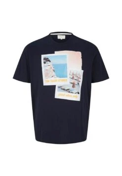 Tom Tailor MIT FOTOPRINT - T-shirt Z Nadrukiem - Sky Captain Blue -Sklep Odziezowy 64c26c0006aa4c0596847d72030e59e0
