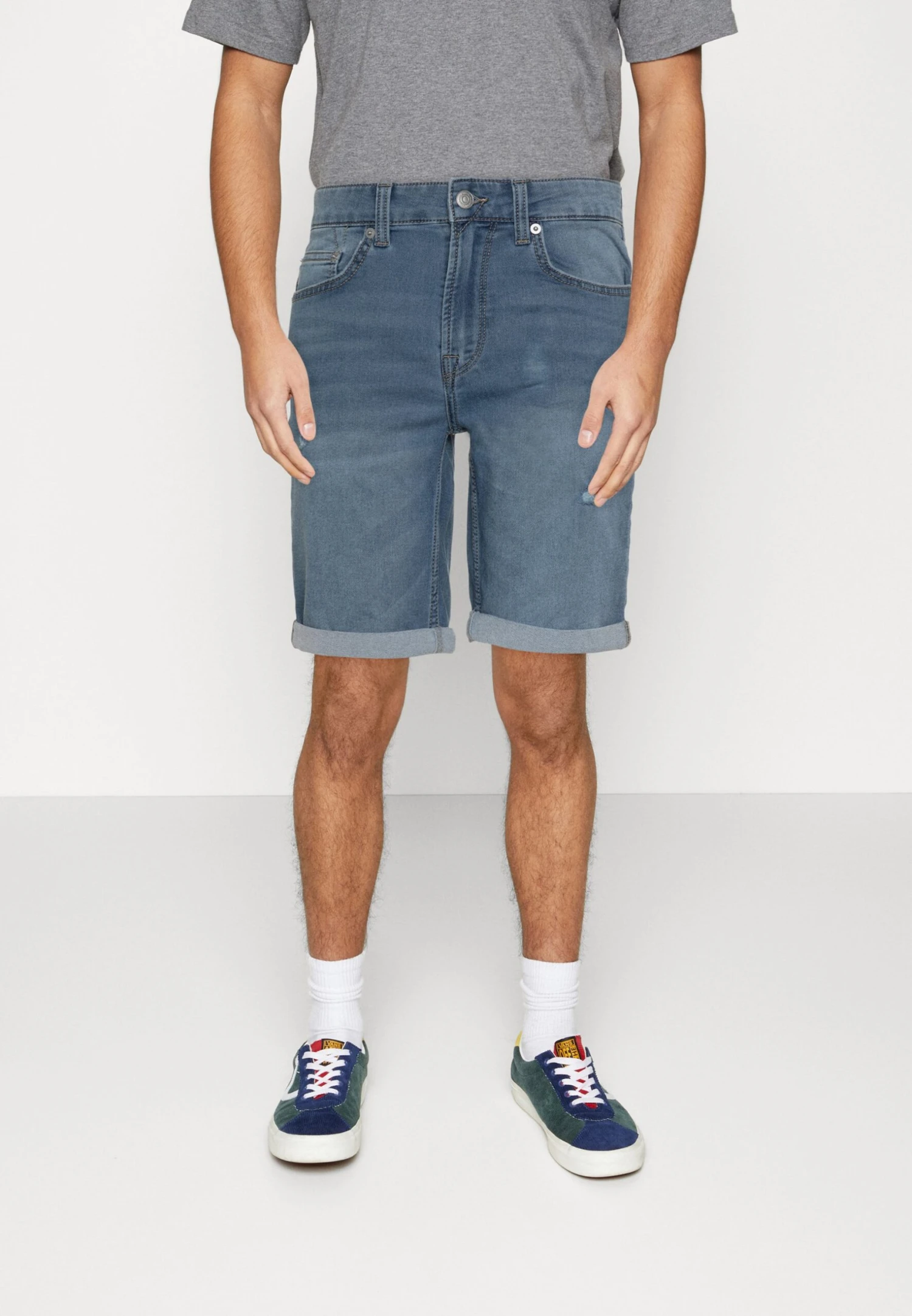 Only & Sons ONSPLYJOGG - Szorty Jeansowe - Light Blue Denim 1 Only & Sons ONSPLYJOGG - Szorty Jeansowe - Light Blue Denim