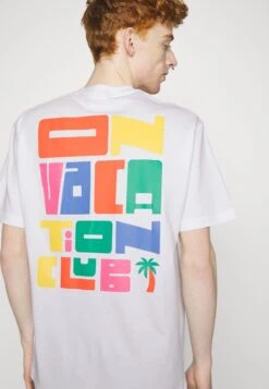 BLOCKS T-SHIRT - T-shirt Z Nadrukiem - White -Sklep Odziezowy 711fb594176f478ba7132369cb40c2ad