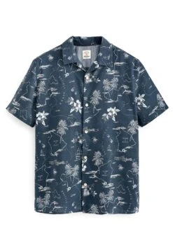 Next SHORT SLEEVE HAWAIIAN PRINT STANDARD - Koszula - Navy Blue -Sklep Odziezowy 73aaac33a28f45a6899d42aae533baf8