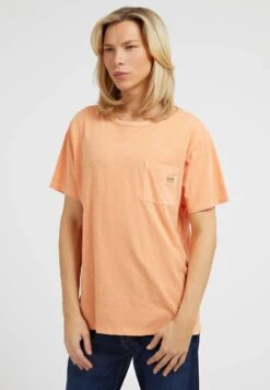 Guess FRONTTASCHE - T-shirt Basic - Orange