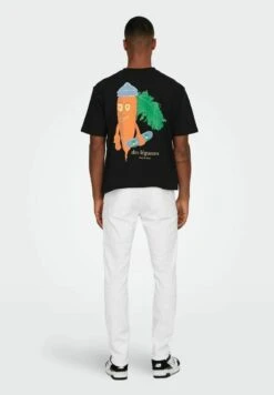 Only & Sons ONSLOOM - Jeansy Slim Fit - White Denim -Sklep Odziezowy 75d0382f4b12424bbf74600a11422aec