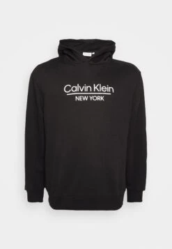 Calvin Klein NEW YORK LOGO HOODIE - Bluza - Black -Sklep Odziezowy 7f6b99aa04db430fa9a6e639f2a9c50f
