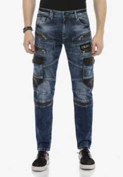 Cipo & Baxx Jeansy Slim Fit - Blau