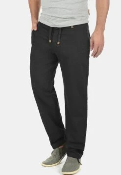 Indicode Jeans IDIVES - Spodnie Materiałowe - Black