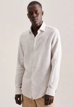 Seidensticker BUSINESS - Koszula - Brown