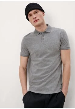 QS By S.Oliver KLASSISCHES - Koszulka Polo - Dark Grey Melange
