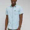 Lee BUTTON DOWN SS - Koszula - Blue Sky
