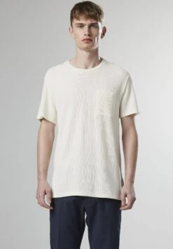 NN07 CLIVE - T-shirt Basic - Egg White