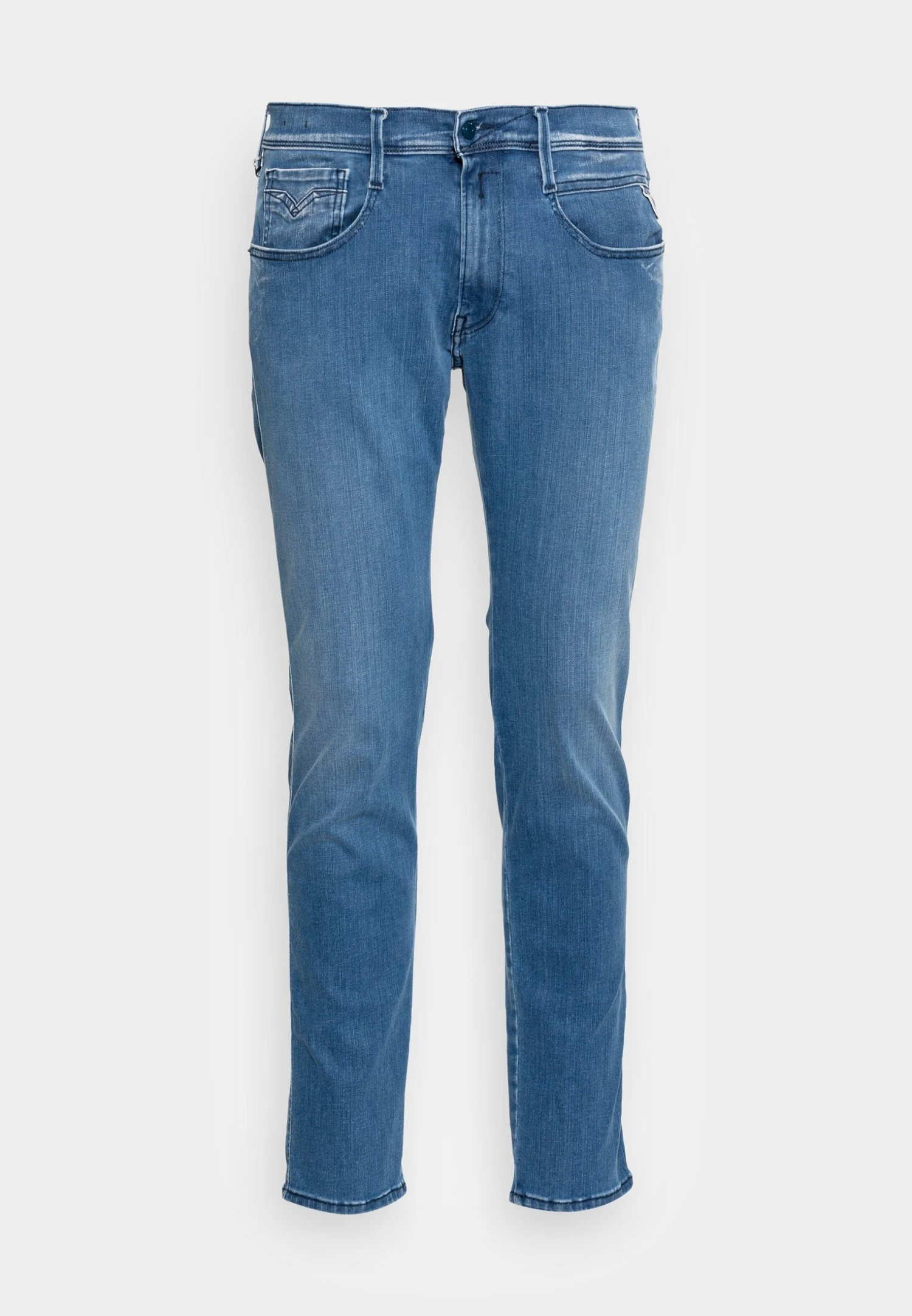 Replay ANBASS PANTS FOREVER - Jeansy Slim Fit - Medium Blue 4 Replay ANBASS PANTS FOREVER - Jeansy Slim Fit - Medium Blue - obrazek 4