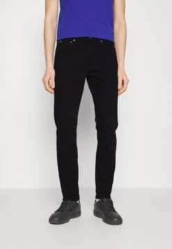 Calvin Klein Jeans SLIM TAPER - Jeansy Slim Fit - Denim Black