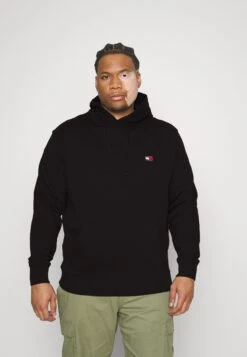 BADGE HOODIE - Bluza - Black