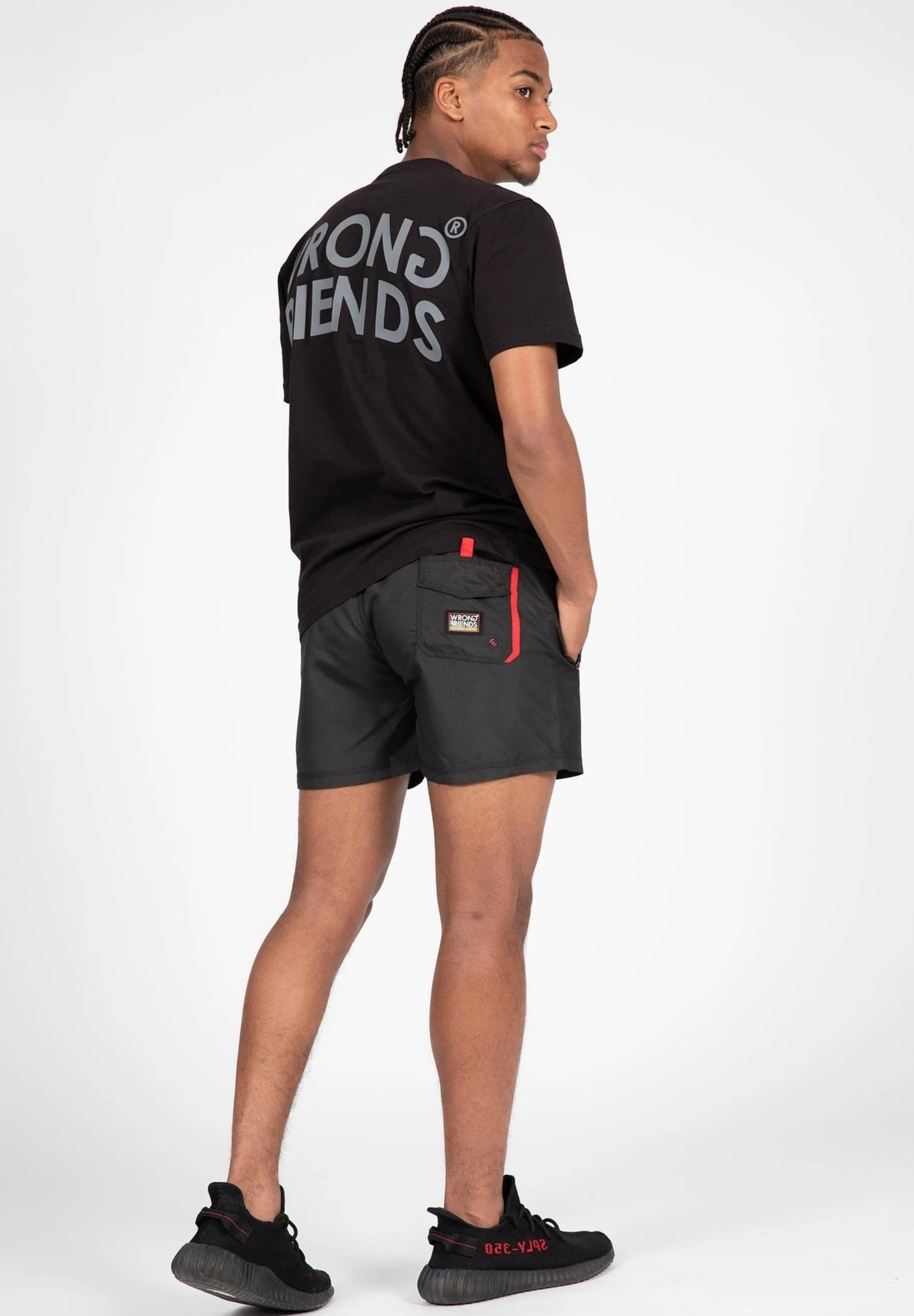 LUGO - Szorty - Black 2 LUGO - Szorty - Black - obrazek 2