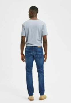 Selected Homme Jeansy Straight Leg - Medium Blue Denim -Sklep Odziezowy 9cdb1d1ad8d549e0a3b6c0fadfe0198d