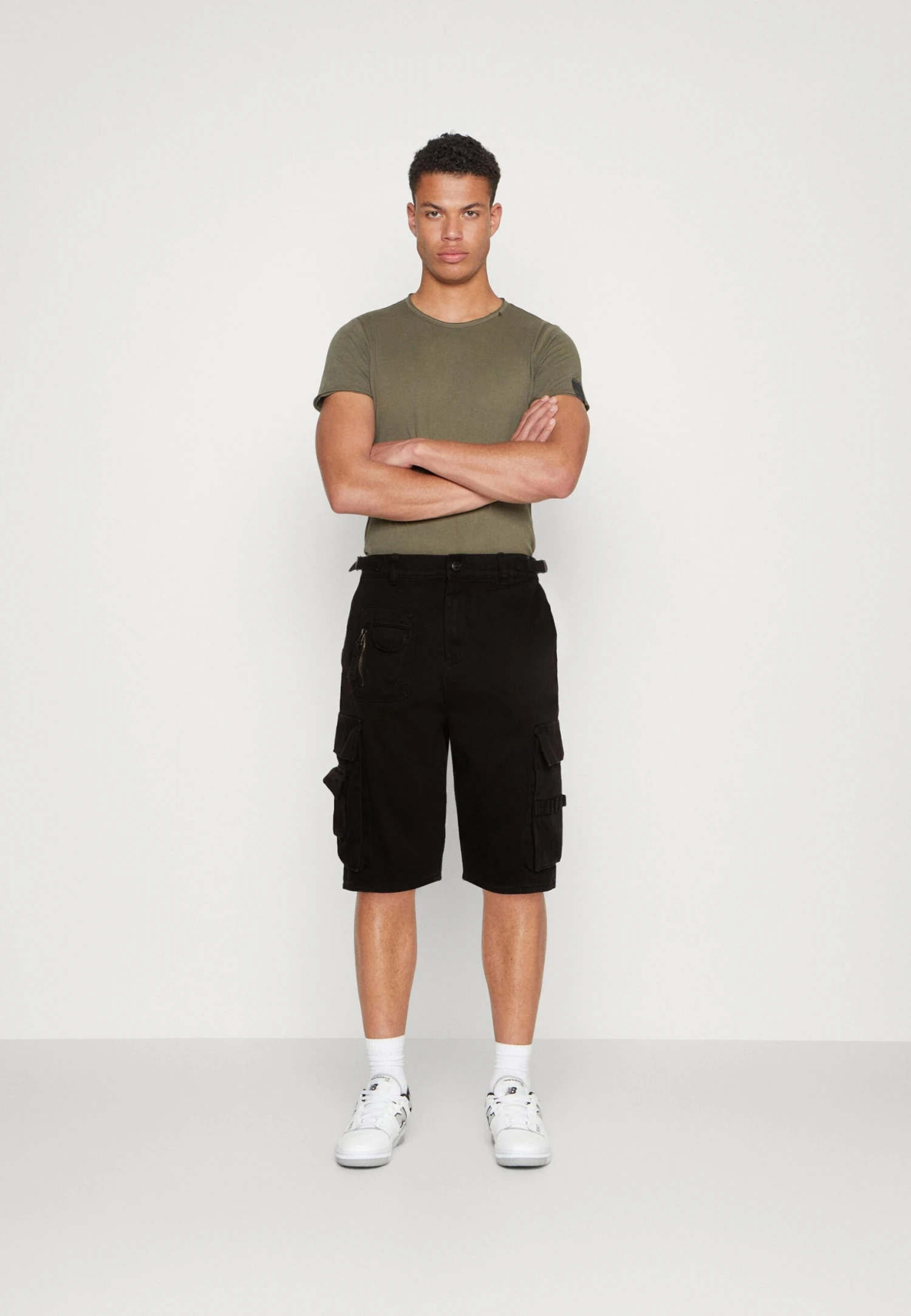 UNISEX - Szorty - Black 2 UNISEX - Szorty - Black - obrazek 2